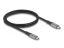 DeLock USB 40 Gbps Cable USB Type-C male to male PD 3.1 240 W E-Marker 1m Grey metal