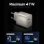 Spigen Essential 47W Wall Charger Natural Titanium