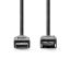 Nedis USB-A to USB-A cable 2m Black