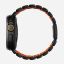 Nomad Stratos Band FKM for AW 45/46/49mm Black Titanium Ultra Orange