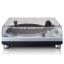 Lenco L-3809ME Direct drive Record Player with USB / PC Encoding Metallic Blue