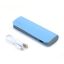 Platinet PMPB72LBL Leather 7200mAh PowerBank Blue + microUSB Cable