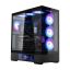 Zalman P40 DS RGB Tempered Glass Black