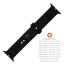 FIXED Silicone Sporty Strap Set for Apple Watch Ultra 49mm Black