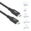 ACT USB-C to USB-C cable 0,5m Black