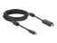 DeLock USB Type-C to HDMI Cable (DP Alt Mode) 4K 60 Hz 5m Black
