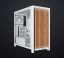 Corsair FRAME 4000D RS Wood Mid-Tower ATX ház, fehér/tölgy
