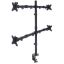 Manhattan Universal Four Monitor Mount with Double-Link Swing Arms