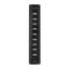 Logilink USB 2.0 hub 10-port with power supply Black
