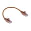 ACT CAT6 U-UTP Patch Cable 0,25m Brown