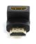 Gembird A-HDMI90-FML HDMI right angle adapter 90° downwards Blalck