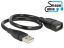 DeLock USB 2.0 Type-A male > USB 2.0 Type-A female ShapeCable 0,35m