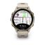 Garmin Forerunner 970 Soft Gold Titanium with French Grey Case and French Grey/Translucent Indigo Band