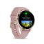 Garmin Venu 3S Soft Gold Stainless Steel Bezel with Dust Rose Case and Silicone Band