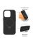 dbramante1928 Iceland Ultra D3O MagSafe Kickstand case for iPhone 17e/16e/15/14/13 Black