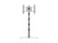 Multibrackets M Display Stand 180 Single with Floorbase Silver