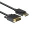 ACT AC7505 DisplayPort to DVI-D (Dual Link) (24+1) adapter cable 1,8m Black