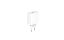Gembird 2-port 20 W USB fast charger White