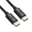 Dviced USB-C to USB-C Cable 1,25m Black