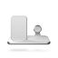 Zens 4-in-1 Stand + Watch Wireless Charger Aluminium White