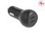 DeLock Car Charger 2 x USB Type-C™ PD 3.0 with 40W Black