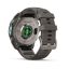 Garmin Fenix 9 47mm AMOLED Titanium with Pebble Gray Silicone Band