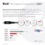 Club3D USB4 Gen2x2 Type-C Bi-Directional USB-IF Certified 4K60Hz Data 20Gbps PD 240W(48V/5A) EPR M/M Cable 2m Black