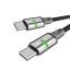 Avax CB632 STEELY LED USB-C 1m Black