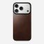 Nomad Magnetic Leather (Horween) Magsafe case for iPhone 17 Pro Rustic Brown