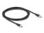 DeLock USB cable USB-C to USB-C 2,5m Black