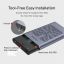 Unitek SolidForce USB-C to PCIe/NVMe M.2 SSD 20Gbps Dual Bay Enclosure with Offline Clone Space Grey