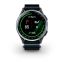 Garmin Approach J1 Cloud Blue Aluminum Bezel with Black/Azure ComfortFit Fabric Band