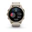 Garmin fenix 8 43mm AMOLED Sapphire, Soft Gold with Limestone Leather Band