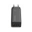 ColorWay USB töltő adapter GaN3 Pro Power Delivery (USB-A + 2 USB TYPE-C) (65W) Black