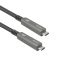 ACT USB-C 3.2 Gen2 Active Optical Cable (AOC) for touch panels video data, power 5m Black