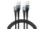 Intenso A60C USB-A to USB-C 60W Cable 2m Black (Double Pack)