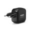Port Designs GaN2 PD 35W Wall Charger with 2M USB-C cable Black