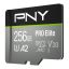 PNY 256GB microSDXC Pro Elite Class 10 U3 V30 A2 + adapterrel