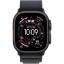 Apple Watch Ultra 3 Cellular 49mm Black Titanium Case with Black Alpine Loop Large