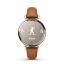 Garmin Lily 2 Classic Cream Gold with Light Brown Leather Strap