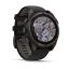 Garmin fenix 8 47mm Solar Sapphire Carbon grey DLC titanium with Black/pebble grey silicone band