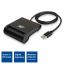 ACT USB Smart Card ID Reader Black
