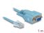 DeLock RS-232 DB9 female > 1x Serial RS-232 RJ45 male Adapter 1m Blue