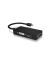 Raidsonic IcyBox IB-AC1032 3-in-1 MiniDisplayPort to HDMI / DVI-D / VGA adapter Black