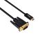 Club3D USB Type-C to VGA Active Cable M/M 5m Black