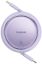 Baseus Free2Pull Expandable USB C to iP Ligtning 20W fast charging cable 1m Purple