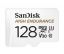 SANDISK microSDXC High Endurance 128GB 100MB/s C10 U3 V30 UHS-I +Adapt.
