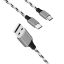 Logilink USB 2.0 USB-A/M to Micro-USB + USB-C cable 1,2m White/Black