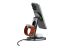 Satechi 3-in-1 Foldable Qi2 Wireless Charging Stand with Type A/C/G plugs Space Gray