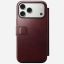 Nomad Modern Leather Folio (Horween) for iPhone 17 Pro Max Burgundy